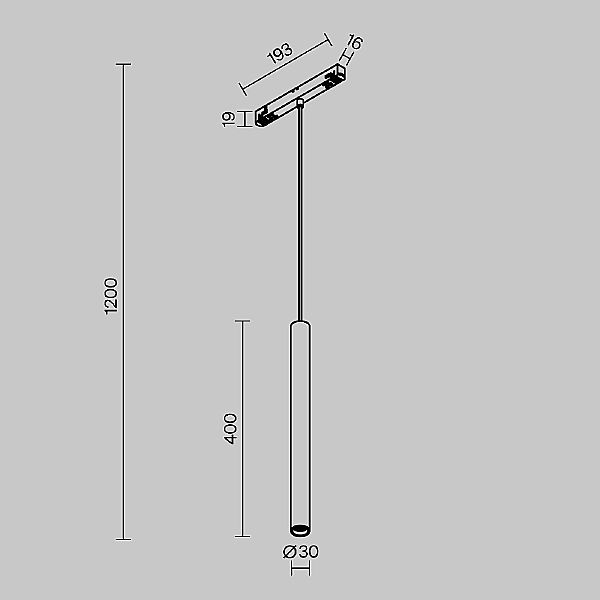 Трековый светильник Focus LED TR226-4-5WTW-M-DSZ-B