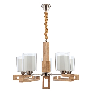 Подвесная люстра G31025 G31025/5WOOD WT+CL