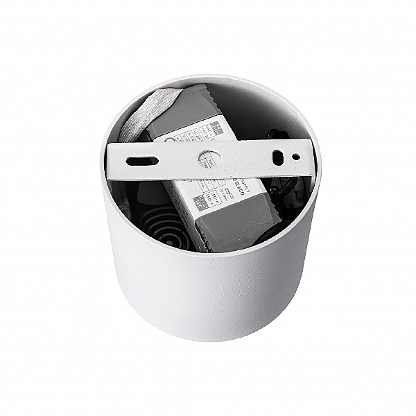 Накладной светильник Metrica 113-12W-D100-3000K-24DG-WH