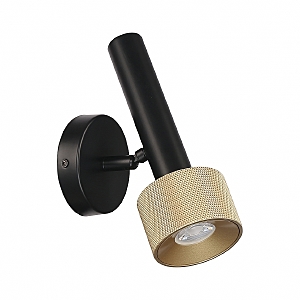 Настенный светильник Delta 2360-1 BK+BR