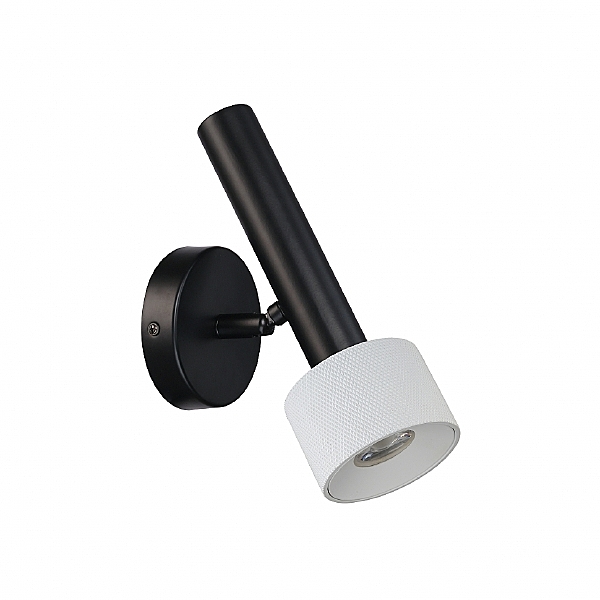 Настенный светильник Delta 2360-1 BK+WH