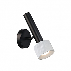 Настенный светильник Delta 2360-1 BK+WH