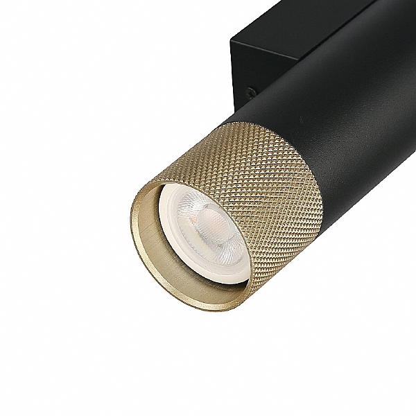 Настенный светильник Delta 2365-2 BK+BR