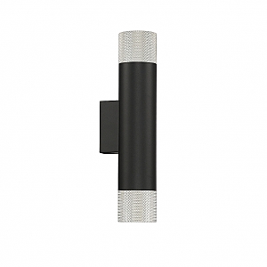 Настенный светильник Delta 2365-2 BK+SL