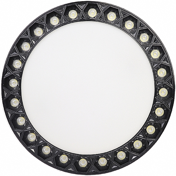 Светильник потолочный Mercury 5552-36W-D217-3/4K-WH+BK