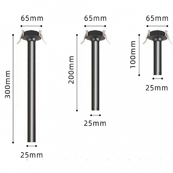 Встраиваемый светильник Telescope 999.3W-300 WH