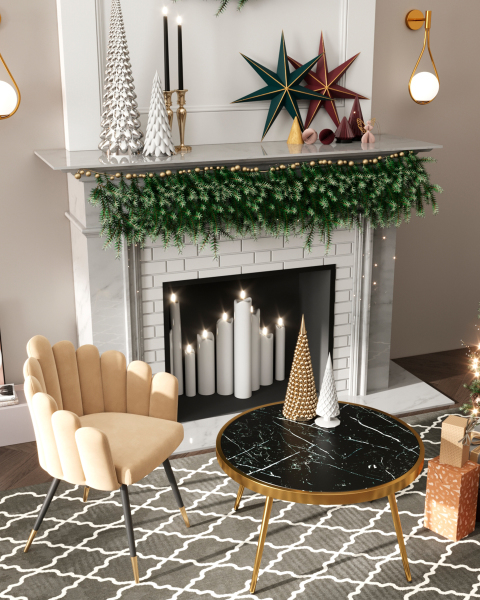 Журнальный стол Гелиос ECT-134-TG DUAL