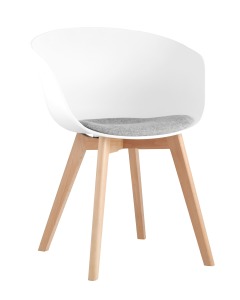 Обеденный стул Libra 8320F WHITE+LIGHT GREY