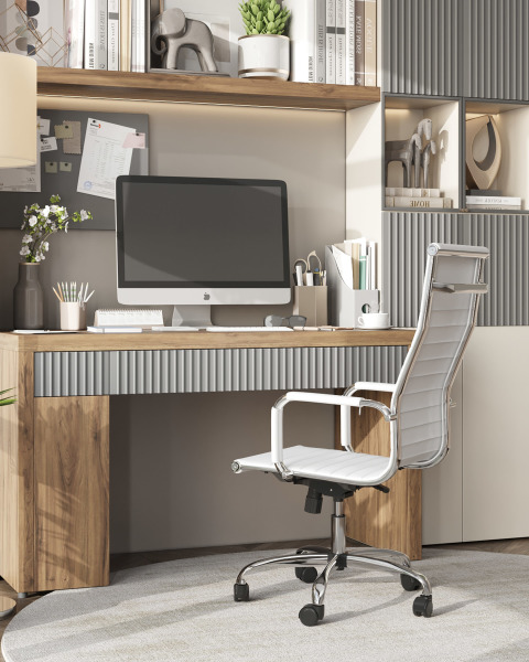 Компьютерное кресло City D-101H white
