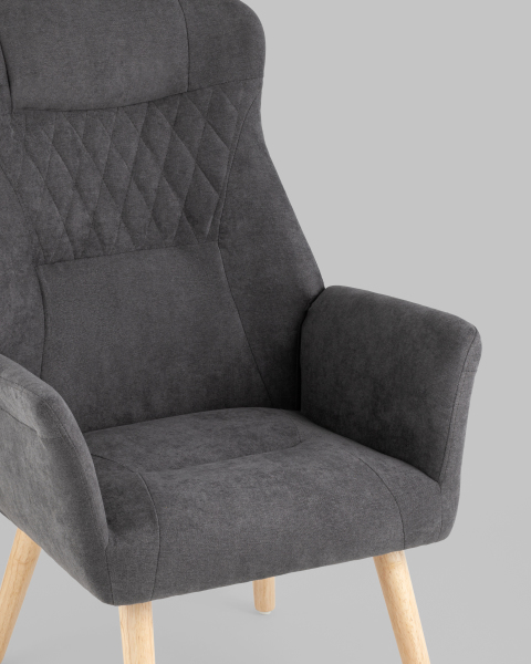 Кресло Парлор QH-8337K 263-21 dark grey