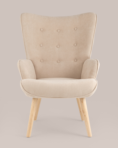 Кресло Хью QH-8901KP 263-2 beige