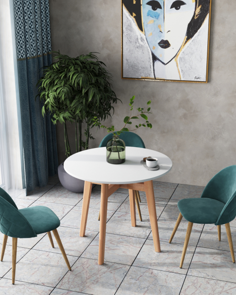 Кухонный стол Target Z-220 white