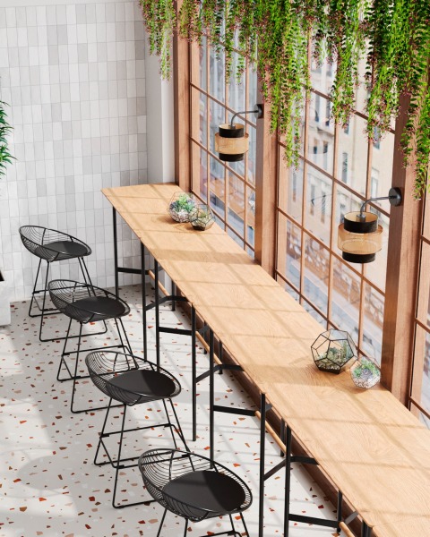 Барный стол Knobb T-003H natural DUAL