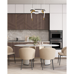 Кухонный стол Opera F-1575 180 top B white DUAL