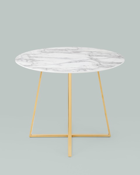 Кухонный стол Дакота FDC8004 wh/gld DUAL