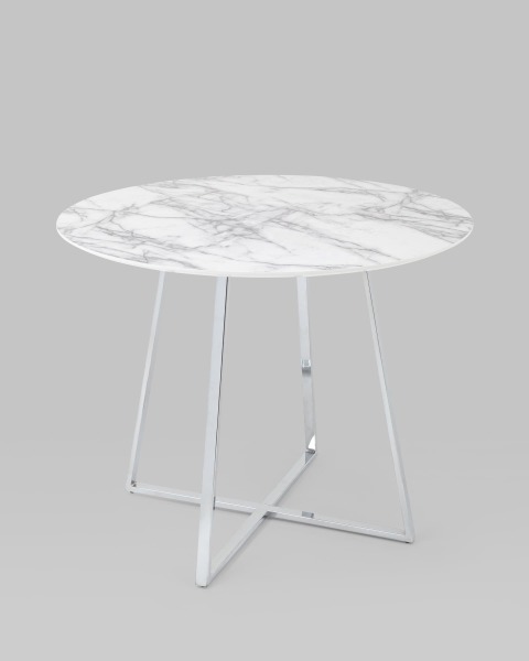 Кухонный стол Дакота FDC8004 wh/chr DUAL