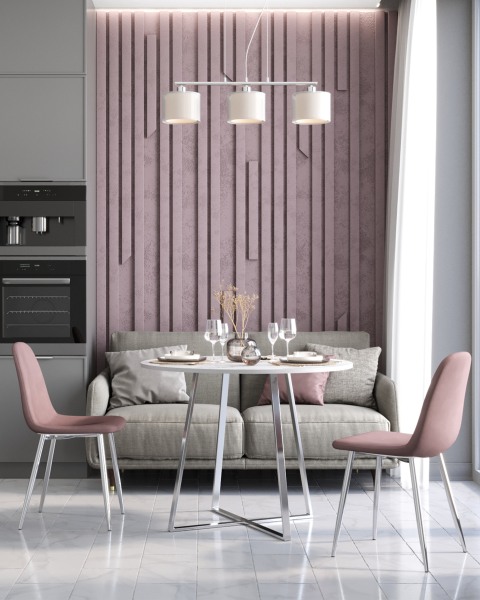 Кухонный стол Дакота FDC8004 wh/chr DUAL