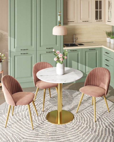 Кухонный стол Толедо YMDT-2101 marble DUAL