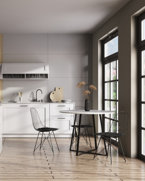 Кухонный стол Дакота FDC8004 top wh.marble DUAL