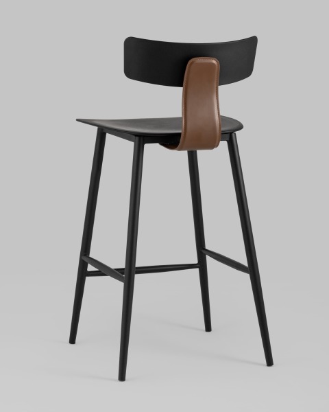 Полубарный стул Ant 8333A black