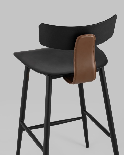 Полубарный стул Ant 8333A black