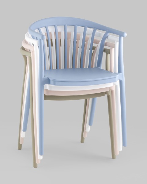 Стул пластиковый Campo SL-7100 white 70029