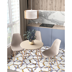 Обеденный стул DSW 8056PP DARK GREY