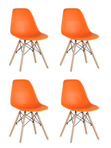 Обеденный стул DSW 8056PP ORANGE X4