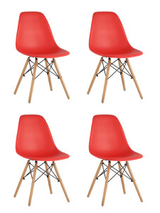 Обеденный стул DSW 8056PP RED X4