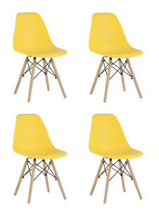 Комплект стульев Style DSW Y801 yellow X4