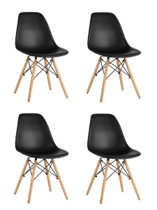 Обеденный стул DSW 8056PP BLACK X4