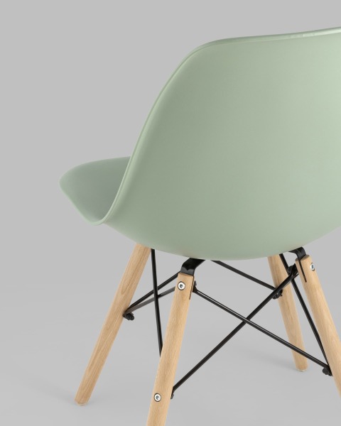 Обеденный стул DSW 8056PP greyish green 70077