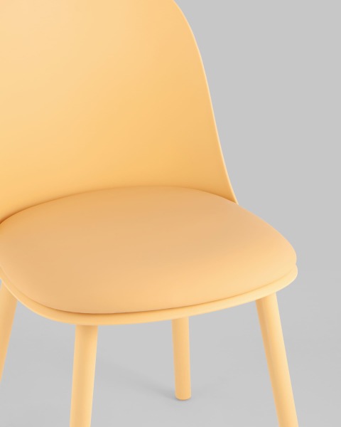 Стул пластиковый Fog SL-7022DP yellow 70139