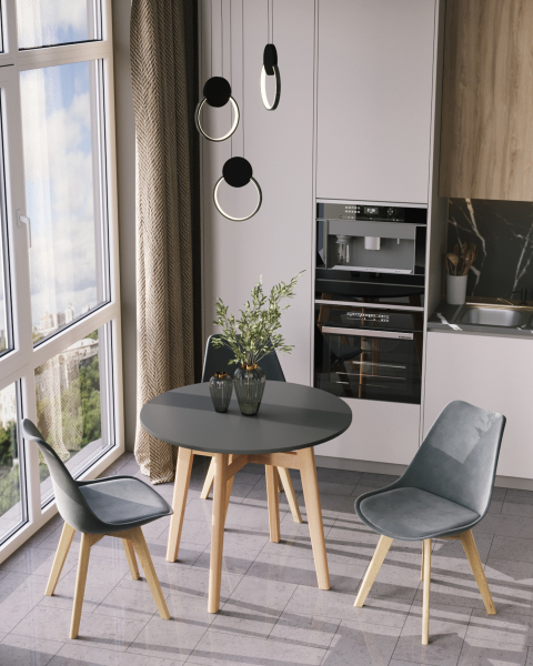 Обеденный стул Frankfurt Y863 velvet grey