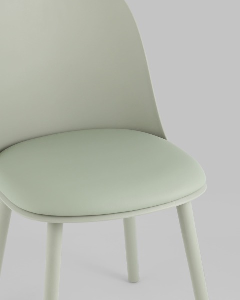 Стул пластиковый Fog SL-7022DP greyish green 90455