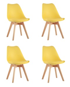 Комплект стульев Frankfurt Y863-V seat yellow X4