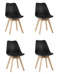 Комплект стульев Frankfurt Y863-V seat black X4