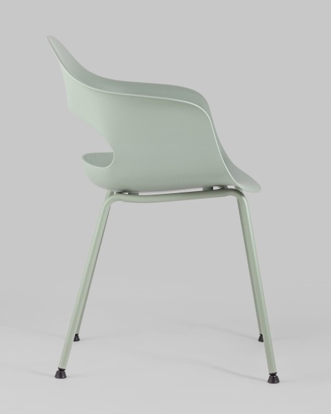 Стул пластиковый Lady SL-7018K greyish green 90455