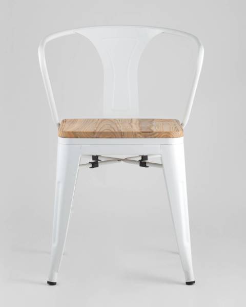 Обеденный стул Tolix Arm Wood YD-H440AR-W LG-02