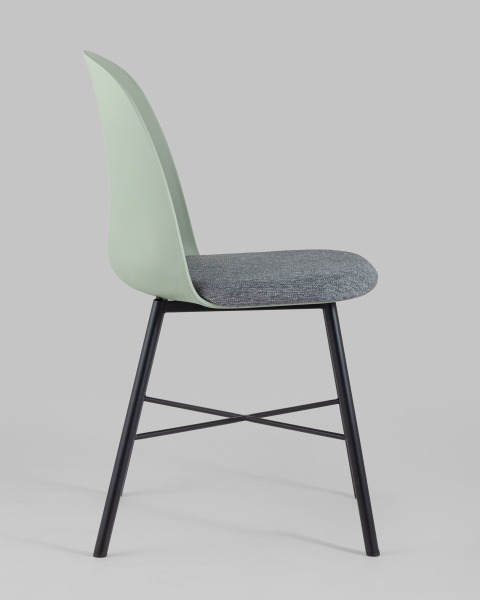 Обеденный стул Shell 8336 greyish green 70077
