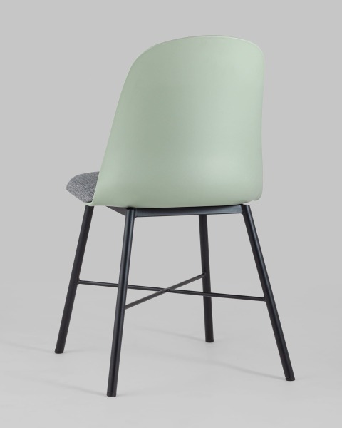 Обеденный стул Shell 8336 greyish green 70077