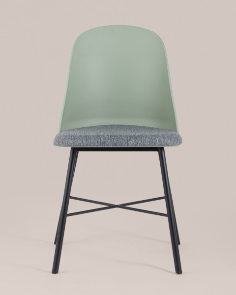 Обеденный стул Shell 8336 greyish green 70077