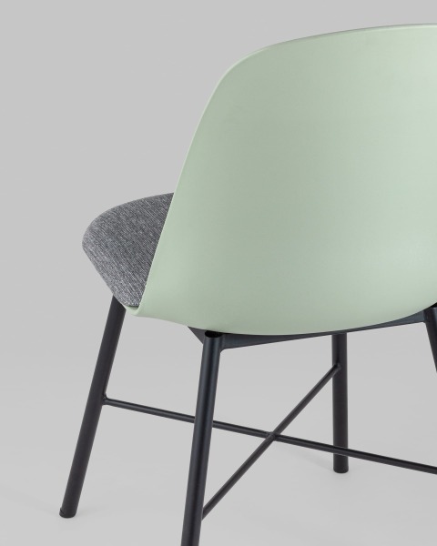 Обеденный стул Shell 8336 greyish green 70077