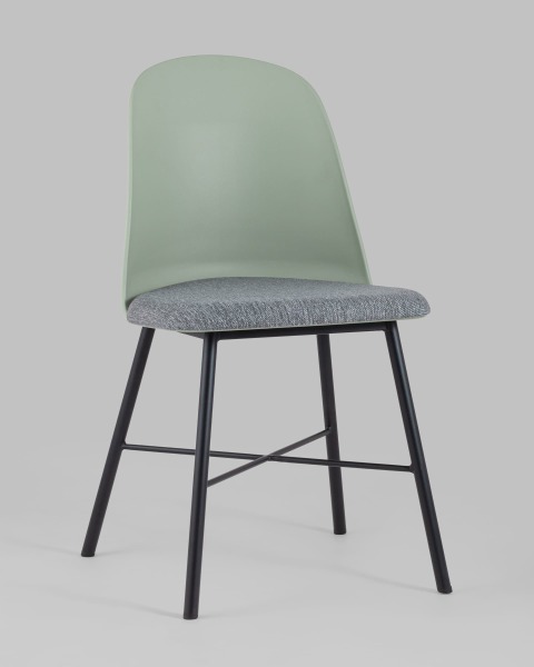 Обеденный стул Shell 8336 greyish green 70077