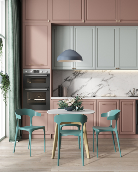 Стул пластиковый Neo SL-7082 dark blue 66014