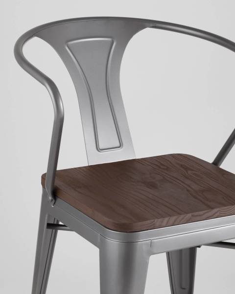 Обеденный стул Tolix Arm Wood YD-H440AR-W YG-15
