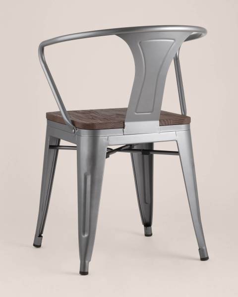 Обеденный стул Tolix Arm Wood YD-H440AR-W YG-15