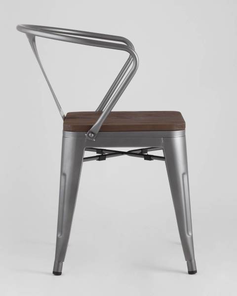 Обеденный стул Tolix Arm Wood YD-H440AR-W YG-15