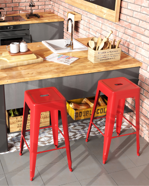 Барный стул Tolix YD-H765 LG-03