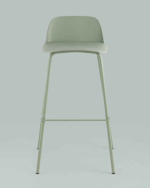 Барный стул Mist 8063T 75 greyish green 70077